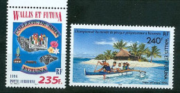 Wallis & Futuna N°Y&T PA 191 Et 192 De 1996 Sport Et Collège Neuf Sans Charnière Très Frais - Nuevos