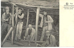 « Nos Charbonnages – Placement De Bois De Voies (fond)» » - Nels - Mines