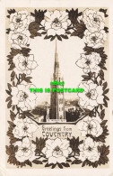 R620087 Greetings From Coventry. St. Michaels Spire. 1909 - Mondo