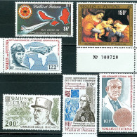 Wallis & Futuna N°Y&T PA 101 à 102 Et 104 à 107 Année 1980 Sujets Divers Neuf Sans Charnière Très Frais - Unused Stamps