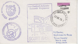 Ross Dependency NZARP  Ca Vanda Station Ca Scott Base 20 DEC 1975 (RO205) - Cartas & Documentos