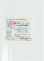 Ecole Nationale Des Sous Officiers D'Active BON POUR UN PAQUET, Franchise Postale - Art D 75 Et 76, étiquette - Military Postage Stamps