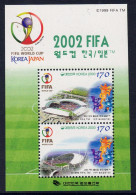 Football // 2002 FIFA // Corée Du Sud Bloc-feuillet Stades Et Mascottes - 2002 – Corée Du Sud / Japon