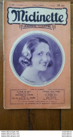 MIDINETTE JOURNAL ILLUSTRE 1932 MLLE  EDITH MANET  PHOTO G.L. MANUEL 33 PAGES - 1900 - 1949