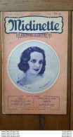 MIDINETTE JOURNAL ILLUSTRE 1932 MLLE GRAZIA DEL RIO  PHOTO G.L. MANUEL 33 PAGES - 1900 - 1949