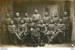 NEU ULM CARTE PHOTO GROUPE DE SOLDATS ALLEMANDS 1909 - Neu-Ulm