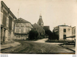 DOMMARTIN LE FRANC 1933 EGLISE PHOTO ORIGINALE  8 X 6 CM - Places