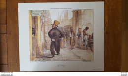 LITHOGRAPHIE LANGLUME EDITION PARIENTE 1989 LA COLIQUE    36 X 29 CM  AMBOISE TARDIEU EDITEUR DU BATTOIR - Lithographies