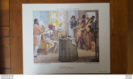 LITHOGRAPHIE LANGLUME EDITION PARIENTE 1989 LA COURBATURE 36 X 29 CM  AMBOISE TARDIEU EDITEUR DU BATTOIR - Lithographies