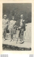 PHOTO ORIGINALE  3 PERSONNES  7 X 4.50 CM - Anonymous Persons