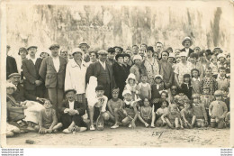 AULT CARTE PHOTO 1927 BORD DE PLAGE - Ault