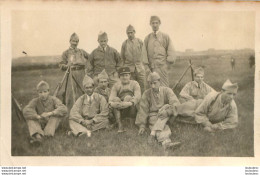 PHOTO ORIGINALE  GROUPE DE VOLTIGEURS FORMATS 10.50 X 7 CM - War, Military
