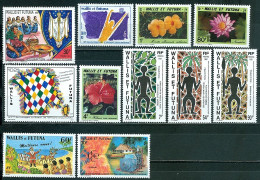 Wallis & Futuna N°Y&T 413 à 423 Poste 1991 Sujets Divers Neuf Sans Charnière Très Frais - Ungebraucht