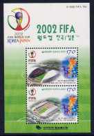 Football // 2002 FIFA // Corée Du Sud Bloc-feuillet Stades Et Mascottes - 2002 – Zuid-Korea / Japan