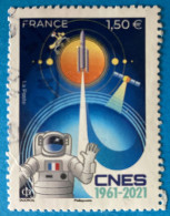 France 2021 : Espace, 60e Anniversaire De La Création Du CNES N° 5522 Oblitéré - Oblitérés