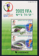 Football // 2002 FIFA // Corée Du Sud Bloc-feuillet Stades Et Mascottes - 2002 – Corée Du Sud / Japon