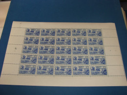 N° 607 En Feuille  De 25 Timbres Entières Neuves - Full Sheets