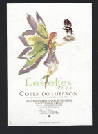 Etiquette Vin Les Elfes Côtes Du Luberon 2004  La Tour D'aigles  V&ucluse 84 " Femme, Fée" - Côtes Du Rhône