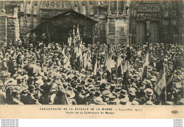 MEAUX ANNIVERSAIRE DE LA BATAILLE DE LA MARNE 1917 SORTIE DE LA CATHEDRALE - Meaux