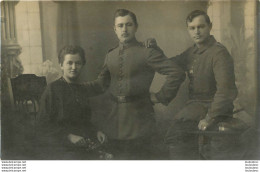 CARTE PHOTO ALLEMANDE - GUERRE 14 -18 WW1 DEUTSCHE SOLDATEN FOTO KARTE Ref112 - Guerra 1914-18