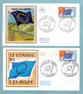 FDC France 1971 - Conseil De L'Europe 1971 - YT  33 - 67 Strasbourg - 1970-1979