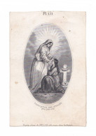 Consolation Des Affligés, Priez Pour Nous, Vierge Marie Et Veuve, Tombe, éd. A. Félix Pl. 151 - Images Religieuses