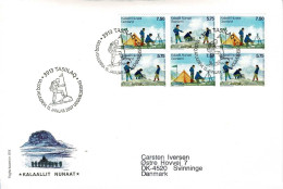 Greenland 2007;  Europa - CEPT; Scouting; Booklet Pane On FDC (Foghs Cover). - 2007