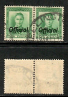 NEW ZEALAND    Scott # O 72 USED PAIR (CONDITION PER SCAN) (Stamp Scan # 1044-17) - Servizio