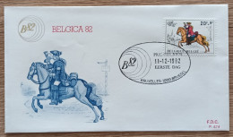 Belgique - FDC 1982 - YT N°2075 - Belgica'82 / Exposition Philatélique - 1981-1990