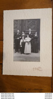 PHOTO DE GROUPE A. MEFFRE 6 RUE DU CAIRE A PARIS FORMAT TOTAL 22 X 16 CM - Anonymous Persons