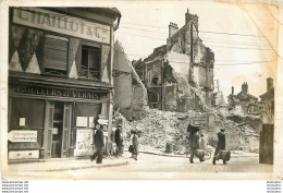 MELUN GRANDE RUE SAINT ETIENNE LES RUINES 1940 LA MAISON CHAILLOT - Melun