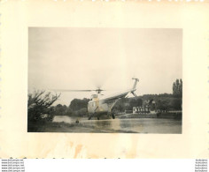 HELICOPTERE G- ANFH  PHOTO ORIGINALE FORMAT 11.50 X 8 CM - Aviación