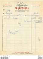 FACTURE 1950 PARFUMERIE DESTOMBES LILLE 12-14 RUE FAIDHERBE - 1950 - ...