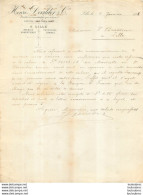 DOCUMENT DE 1883 HENRI DEVILDER ET CIE LILLE - 1800 – 1899