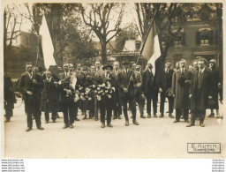 COMPIEGNE  CEREMONIE PHOTO ORIGINALE E. HUTIN FORMAT 17 X 12 CM REF 1 - Compiegne