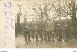 CARTE PHOTO ALLEMANDE GUERRE 14-18 SOLDATS ALLEMANDS CACHET  RESERVE-DIVISION - Weltkrieg 1914-18