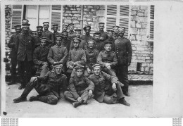 CARTE PHOTO ALLEMANDE GUERRE 14-18 SOLDATS ALLEMANDS CARTE ECRITE EN 1917 - War 1914-18