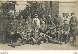 CARTE PHOTO ALLEMANDE GUERRE 1914-18 SOLDATS ALLEMANDS ECRITE DE FRANKFORT - Weltkrieg 1914-18