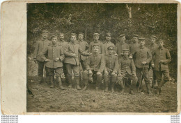 CARTE PHOTO ALLEMANDE GUERRE 14-18 SOLDATS ALLEMANDS CACHET 12. KOMPAGNIE 1916 - War 1914-18