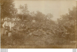 CARTE PHOTO ALLEMANDE  14-18 SOLDATS ALLEMANDS VOYAGEE EN 1915 - Weltkrieg 1914-18