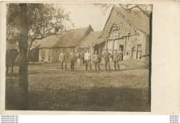 CARTE PHOTO ALLEMANDE 14-18  SOLDATS ALLEMANDS - Weltkrieg 1914-18