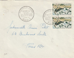 Frankrijk 1960, Letter Sent To Paris, Lapwing Study Of Migrations Museum In Paris - Cartas & Documentos