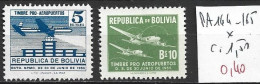 BOLIVIE PA 164-65 * Côte 1.50 € - Bolivien