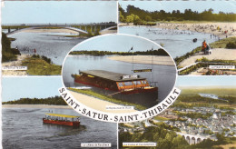 SAINT-SATUR-SAINT-THIBAULT -18- CPSM - Multivues - 03-05-24 - Saint-Satur
