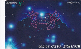 Japan Prepaid Highway Card 10500 - Zodiac Cancer - Japan