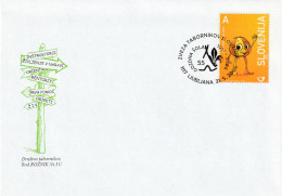 SCOUT SLOVENIA 2006 - FDC 55. FORESTRY SCHOOL. SPECIAL CANCEL LJUBLJANA - Slowenien