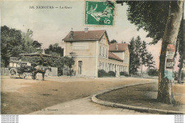 NEMOURS LA GARE ET ATTELAGE CHEVAL EDITION G.B.N.G. - Nemours