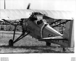 GRANDE PHOTO ORIGINALE AVION MORANE SAULNIER  FORMAT 19 X 14 CM - Aviación