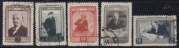 RUSSIA 1945 Lenin Set Used(o) Mi 983-987 #Ru61 - Used Stamps
