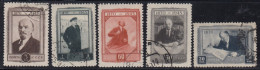 RUSSIA 1945 Lenin Set Used(o) Mi 983-987 #Ru61 - Gebruikt